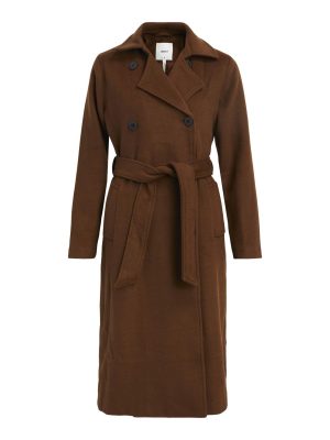Object Clara Wool Coat Dark Earth Levere