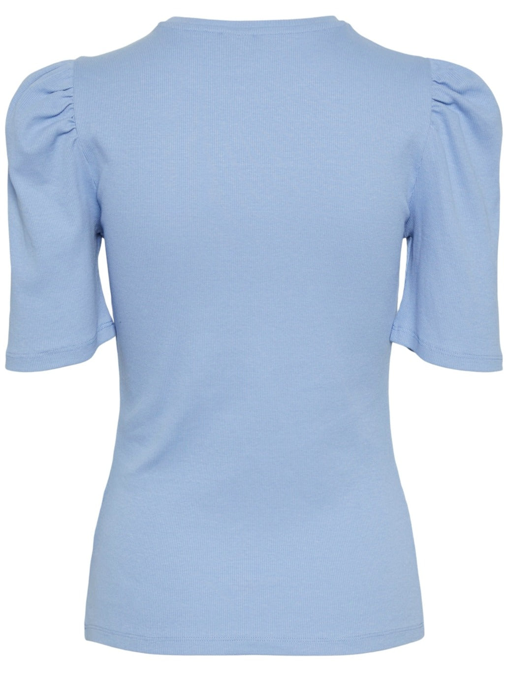 Pieces Janna SS O-Neck Top Hydrangea