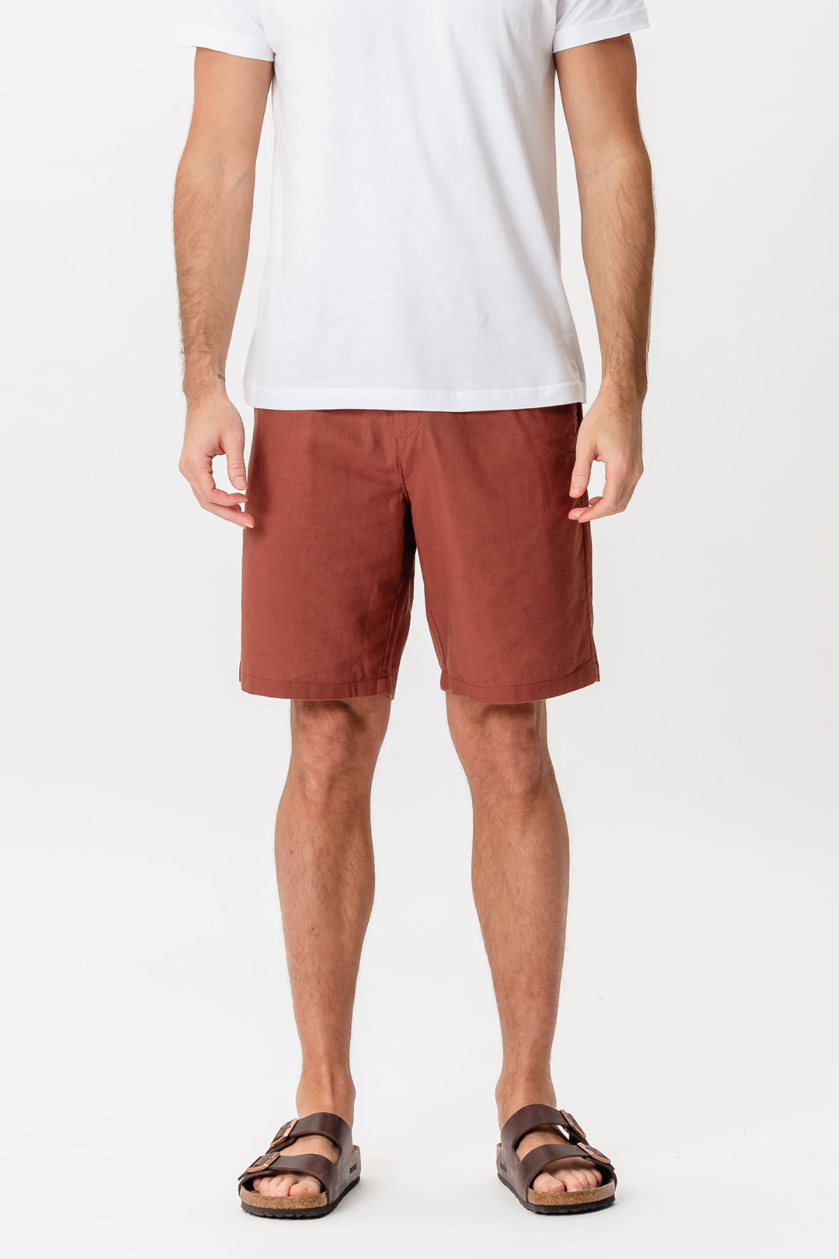 Hørshorts - Terracotta