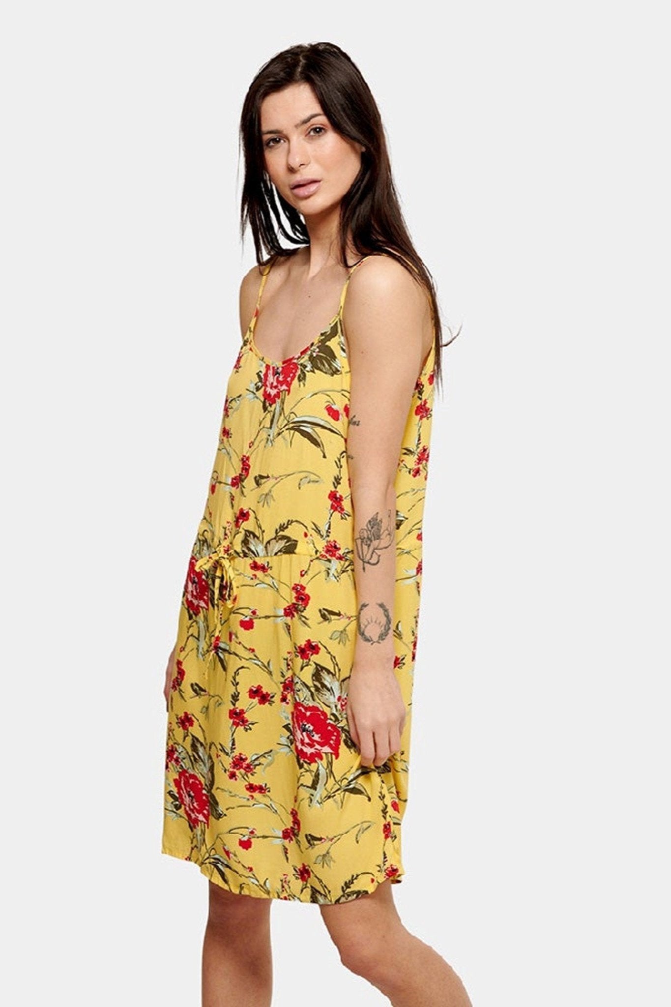 Flora kjole - Banana Cream Online Hot Salg