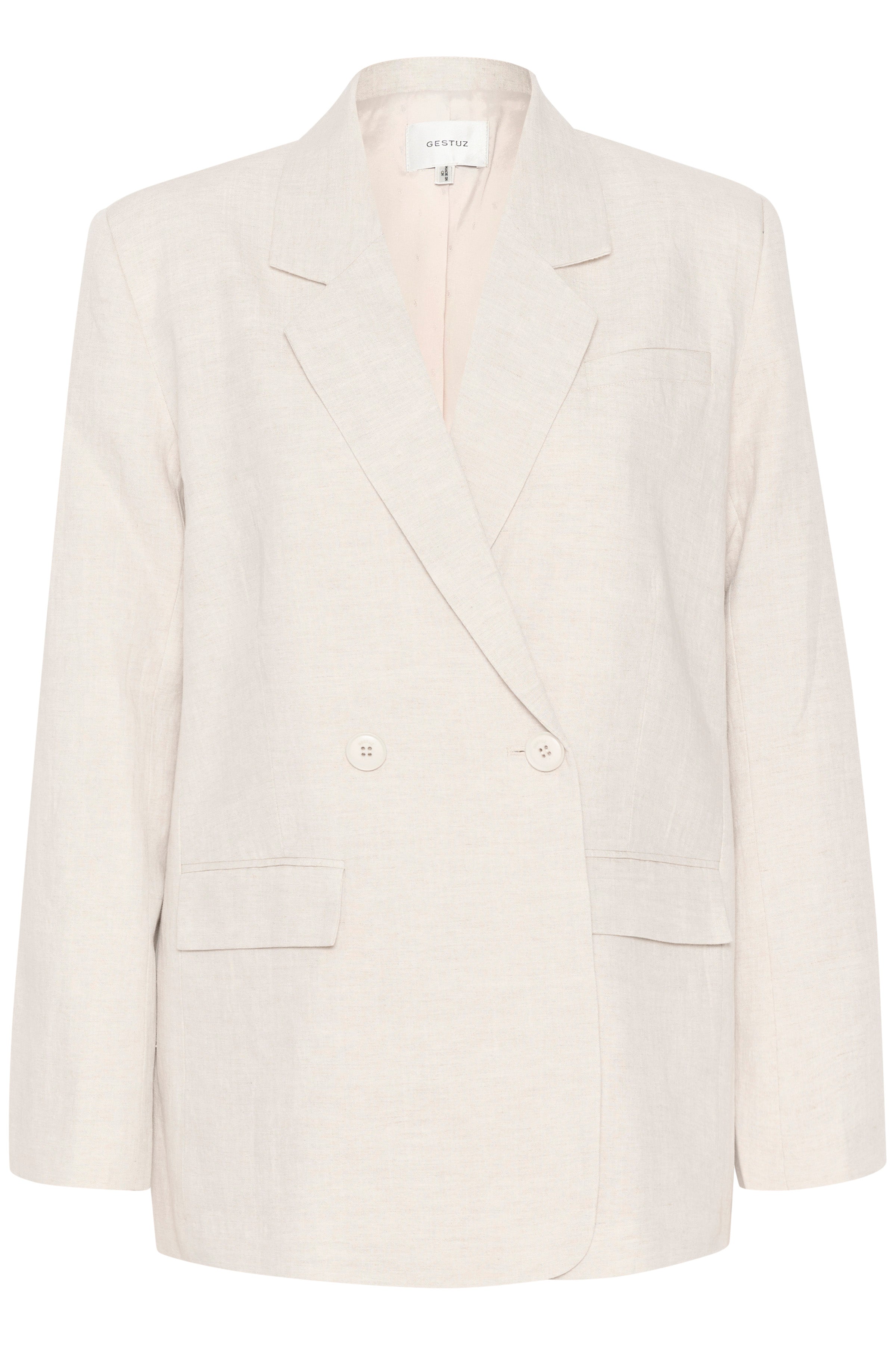 Gestuz Liza Linen HW Blazer Tammy Light Sand NO25