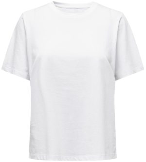 Only Only SS T-shirt White NO25 Hot på udsalg