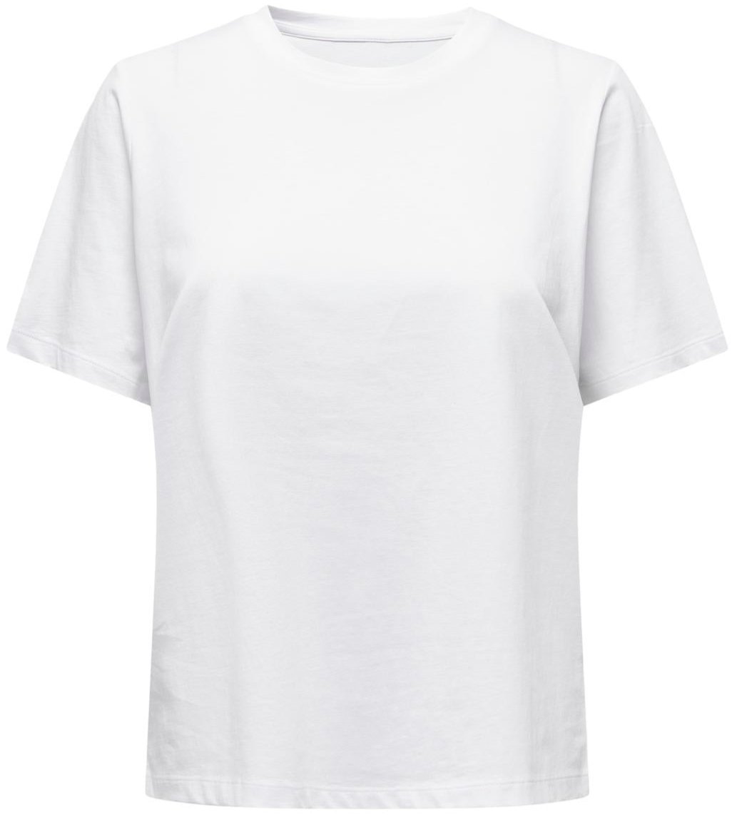 Only Only SS T-shirt White NO25 Hot på udsalg