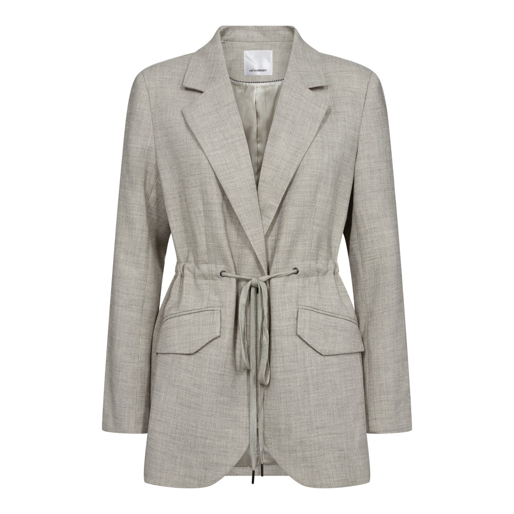 Co'Couture Winnie Tie String Blazer Stone