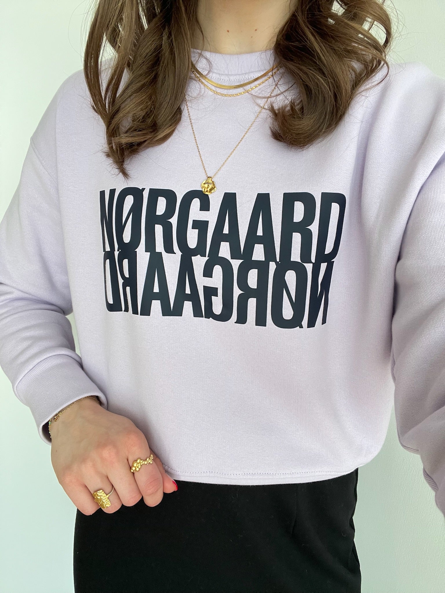 Mads Nørgaard Organic Sweat Tilvina Sweatshirt Orchid Petal