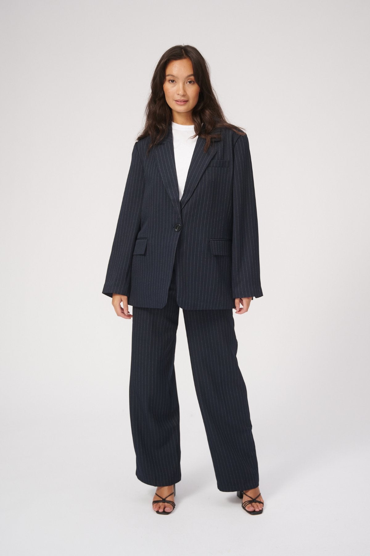 Oversized Suit - Navy Pinstripe (V.I.P)