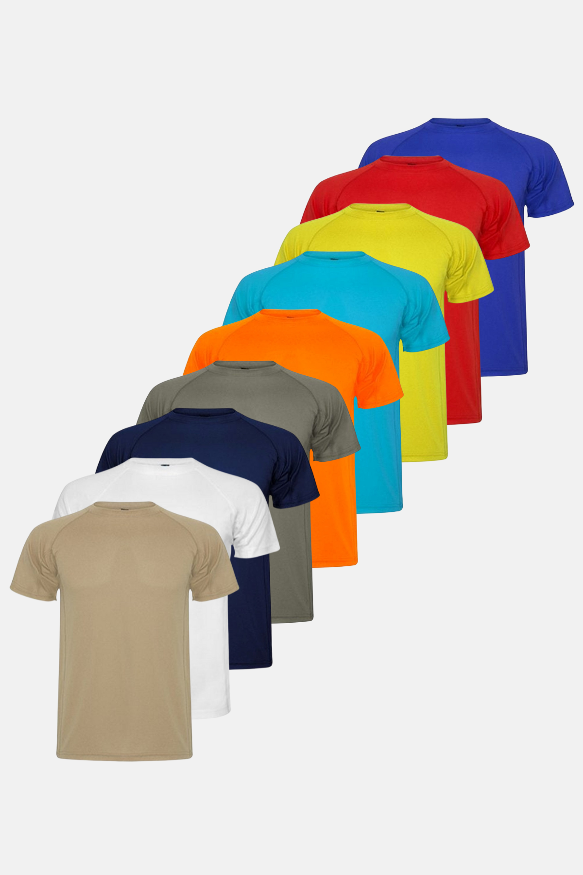 Trænings T-shirt - Pakketilbud (9 stk.) på udsalg