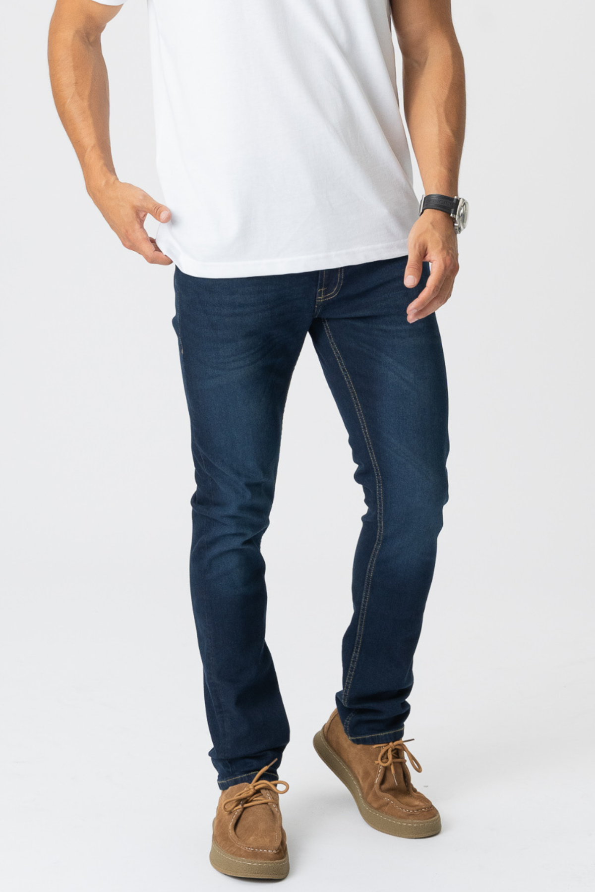 De Originale Performance Jeans (Slim) - Dark Blue Denim Online