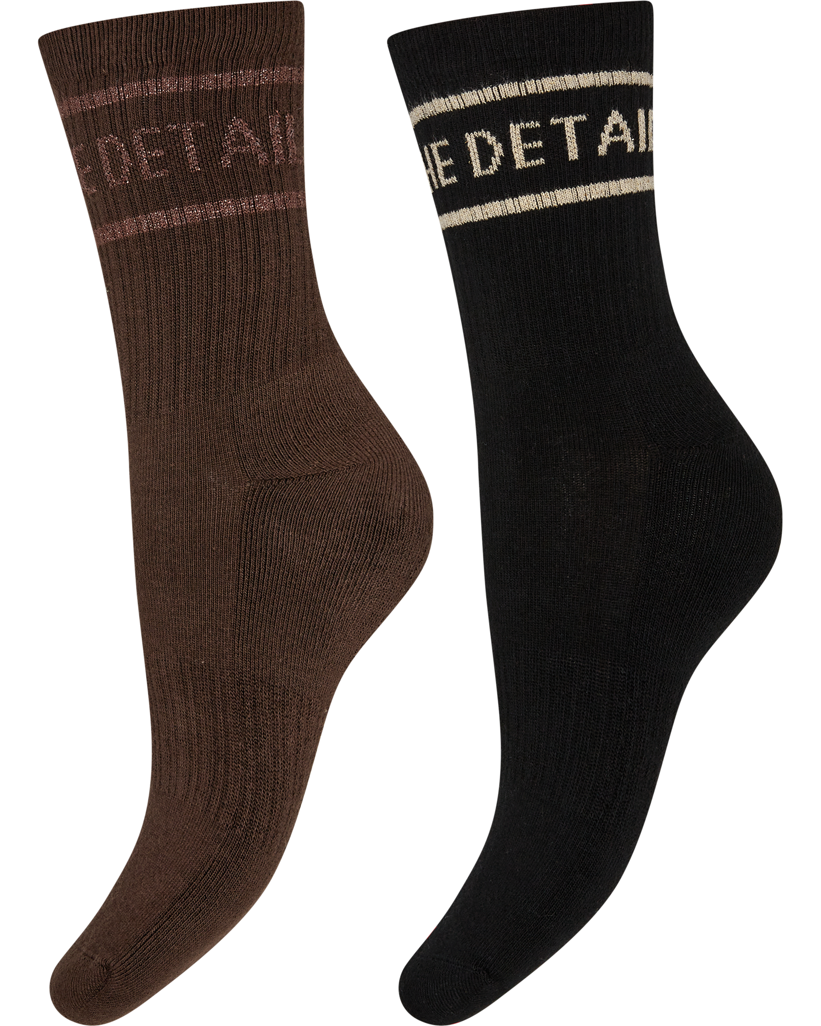 Hype The Detail Tennis Strømper 2-Pak Brown Black