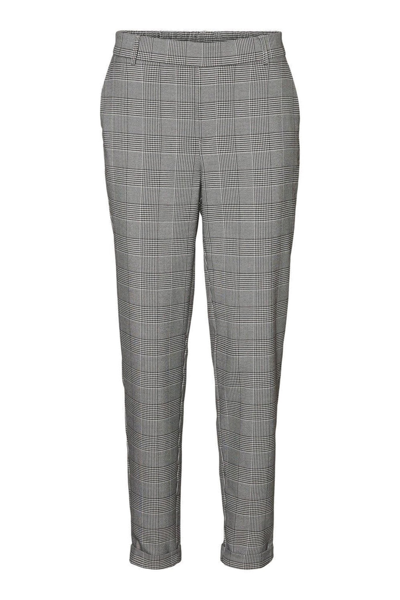 Maya Pants med tern - Grå/Hvid