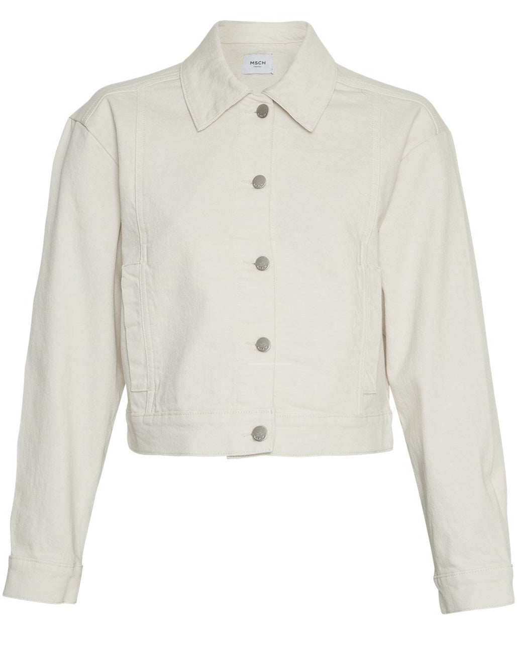 MSCH Copenhagen Cantell Zenia Denim Jakke Vanilia Ice