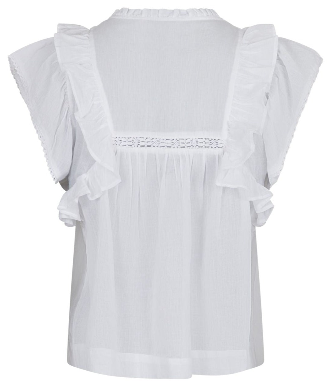 Neo Noir Jayla S Voile Top NOS25 White