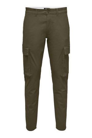 Next Cargo Pants - Olive Night