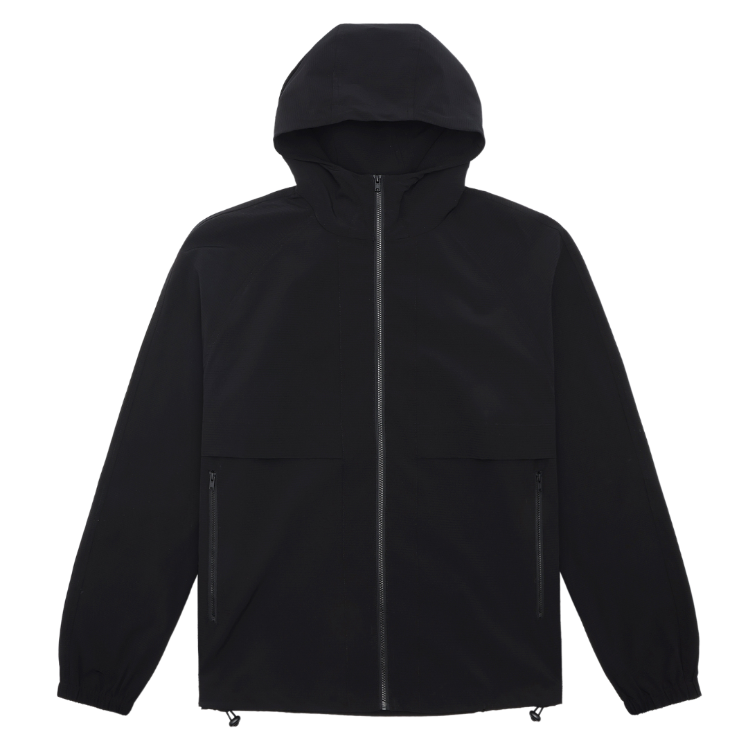 7 DAYS Active Hooded Tech Jakke Black Online nu