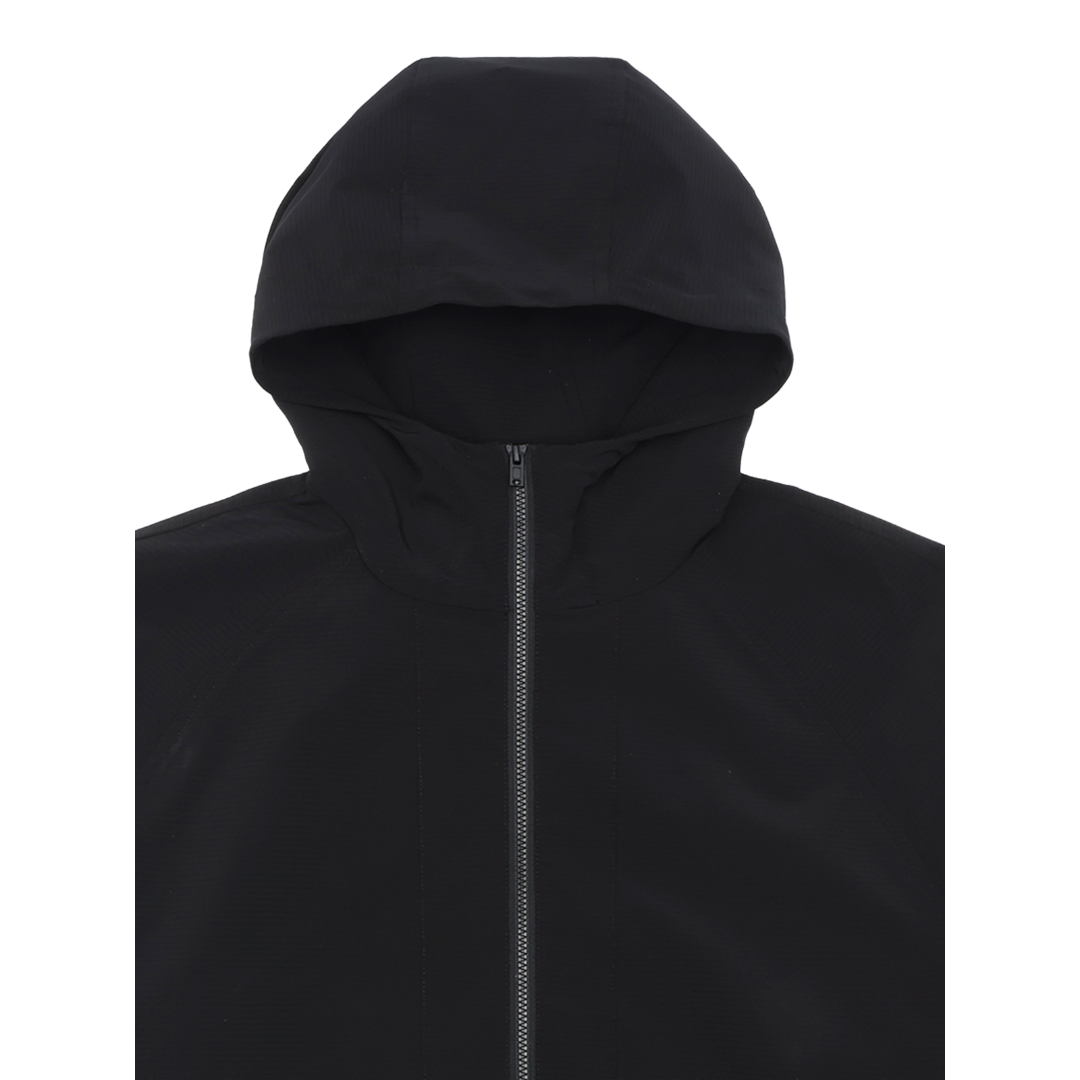 7 DAYS Active Hooded Tech Jakke Black Online nu