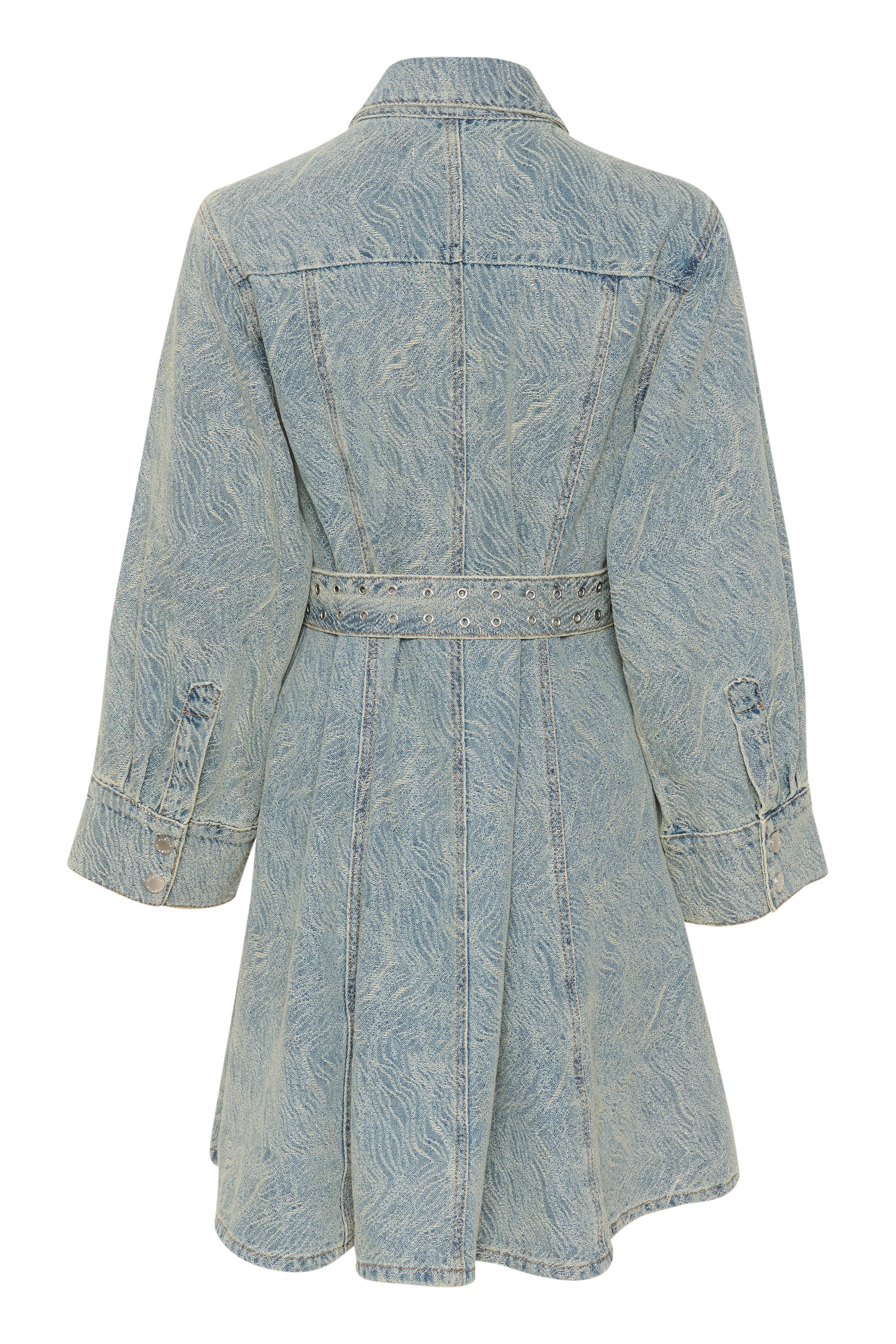 Gestuz Gianna Short Kjole Blue / White Marble