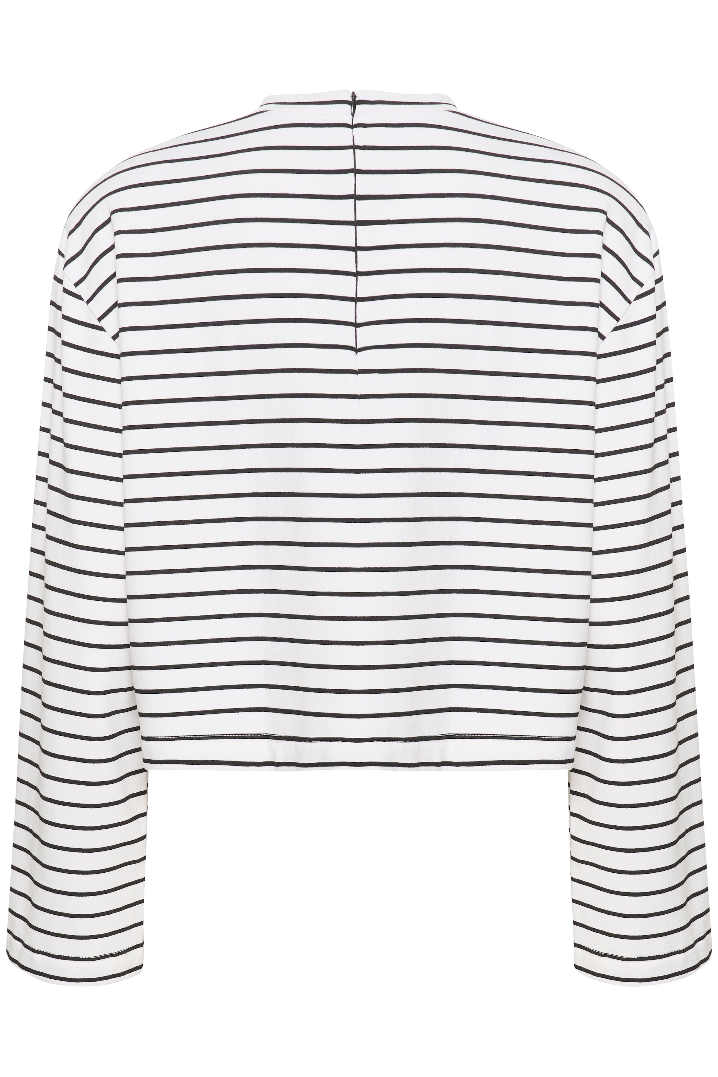 Gestuz Siba Stripe Trøje White Black Stripe