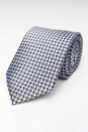 Slips - Sort/Sølv mønsteret Online Hot Salg