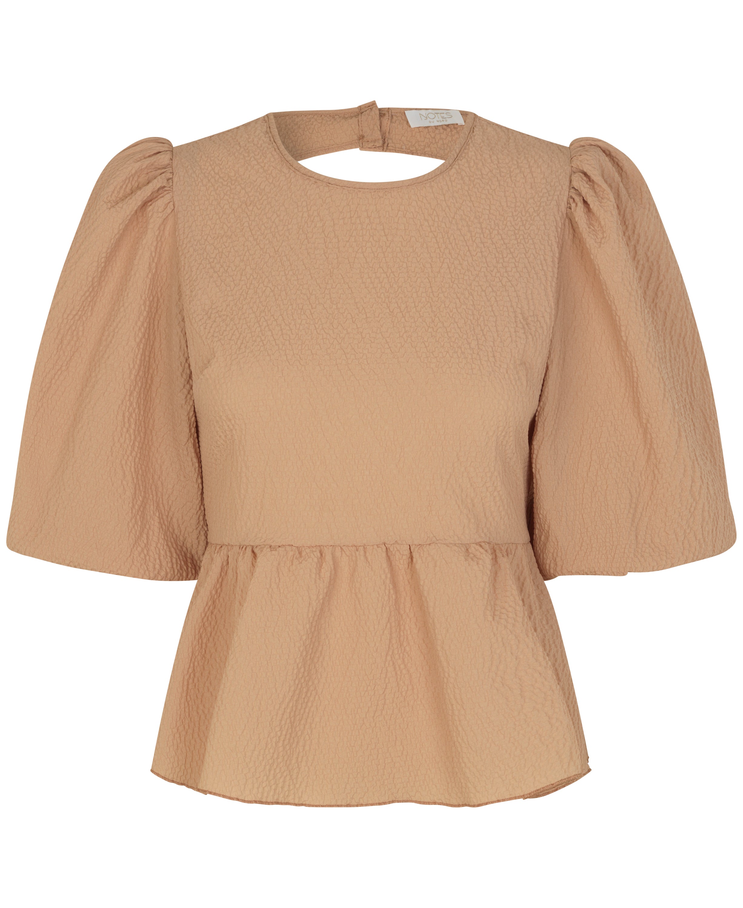 Notes Du Nord Carrie Bow Bluse Tan
