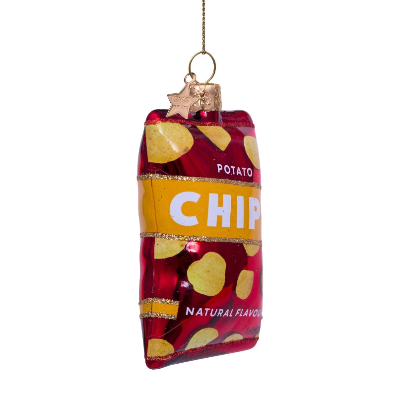 Vondels Glas Ornament Flavour Chips Natural