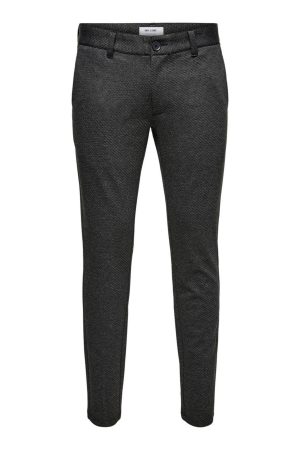 Mark Pants - Mørkegrå med små tern