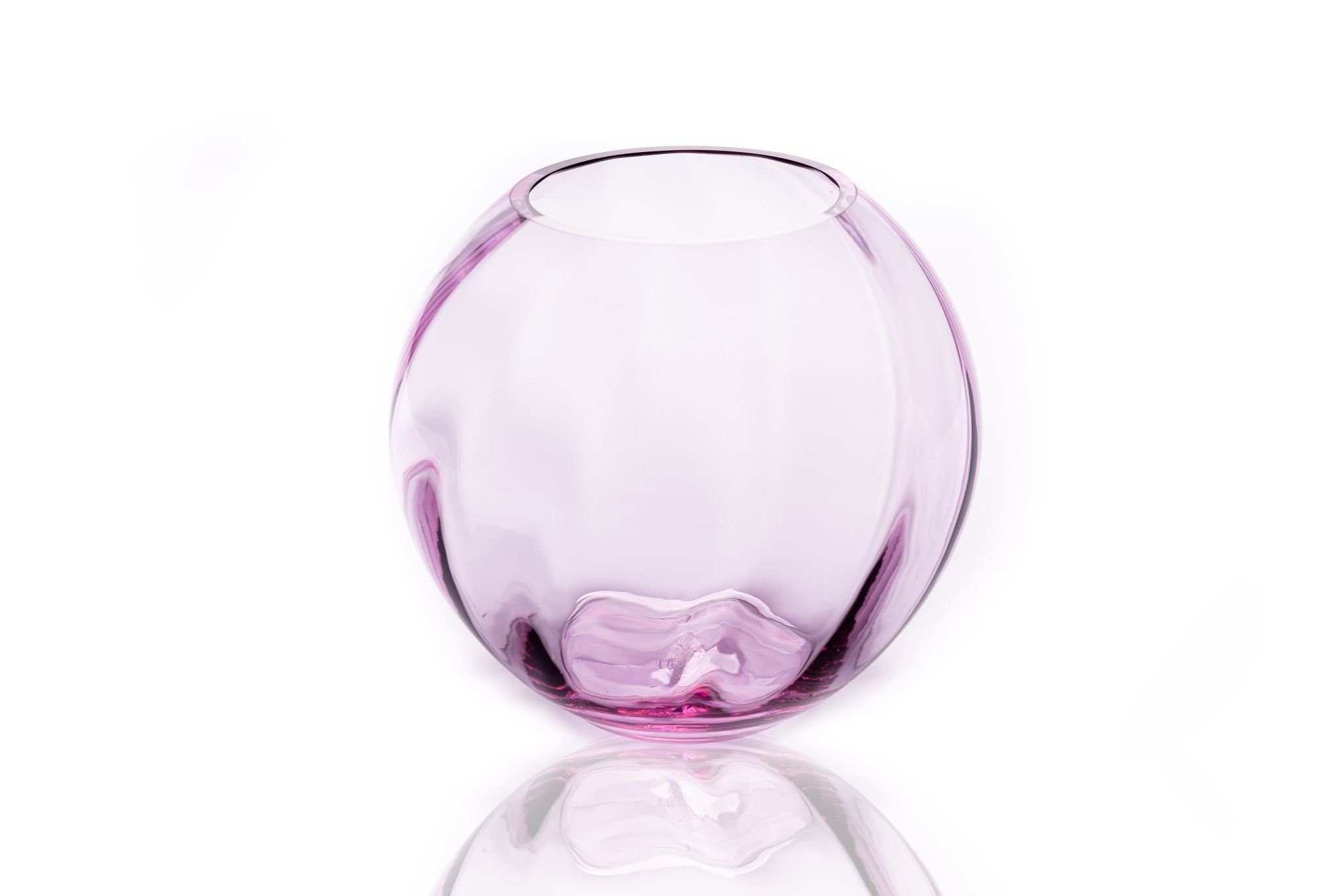 Anna Von Lipa Swirl Globe Vase 18cm Lilla på udsalg