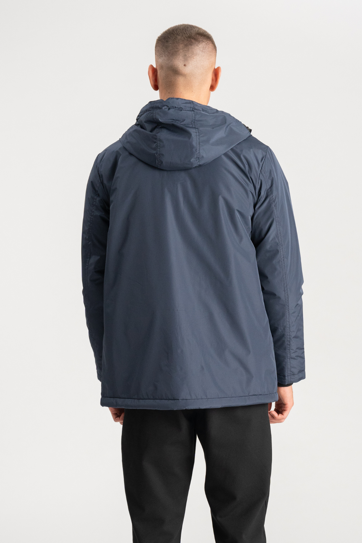 Casual vinterjakke - Marineblå Mode