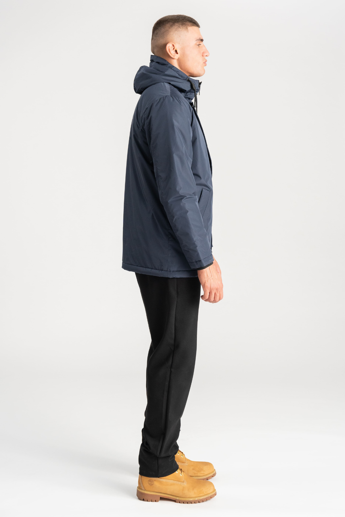 Casual vinterjakke - Marineblå Mode