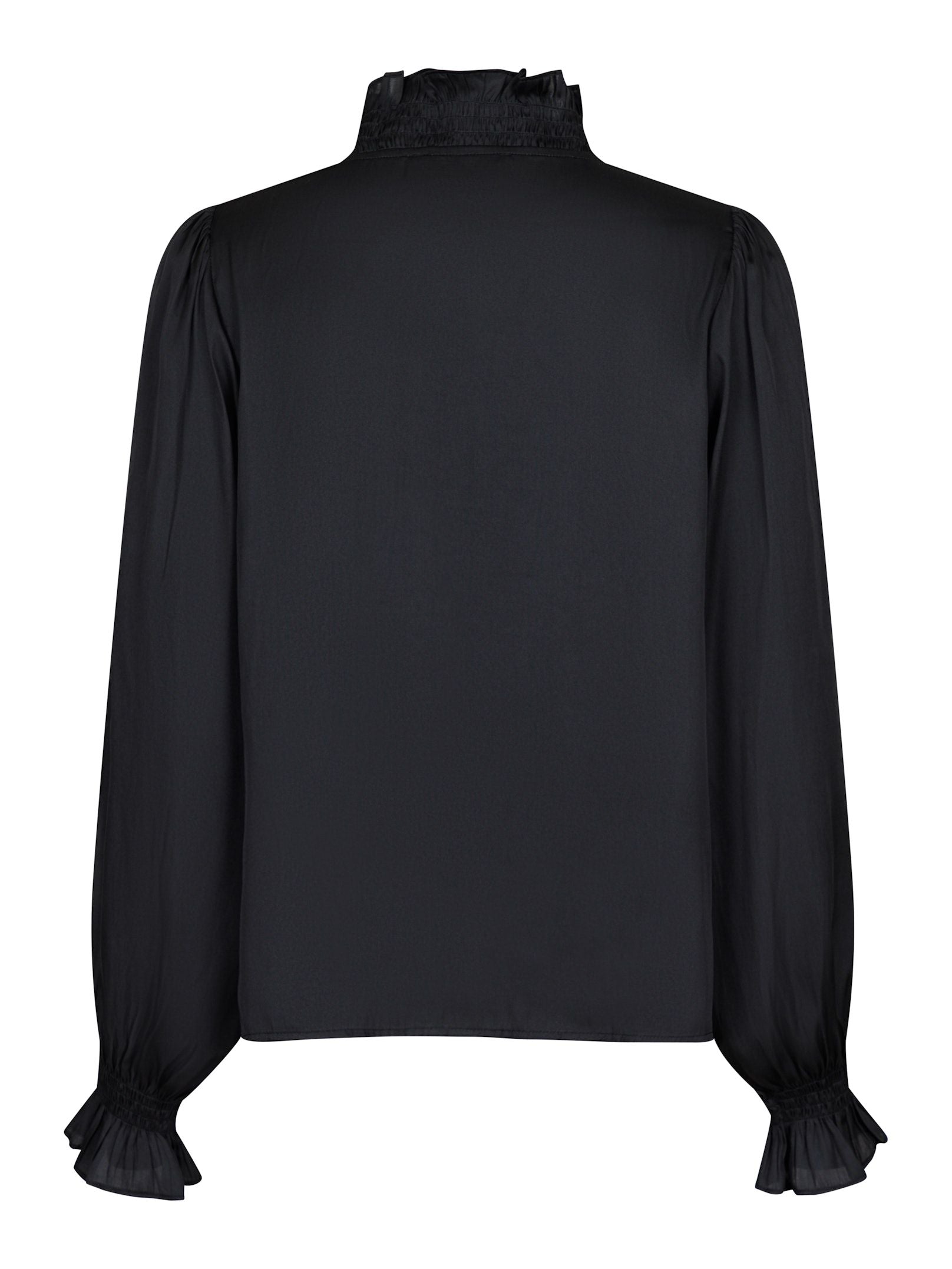 Neo Noir Brielle Satin Bluse Black