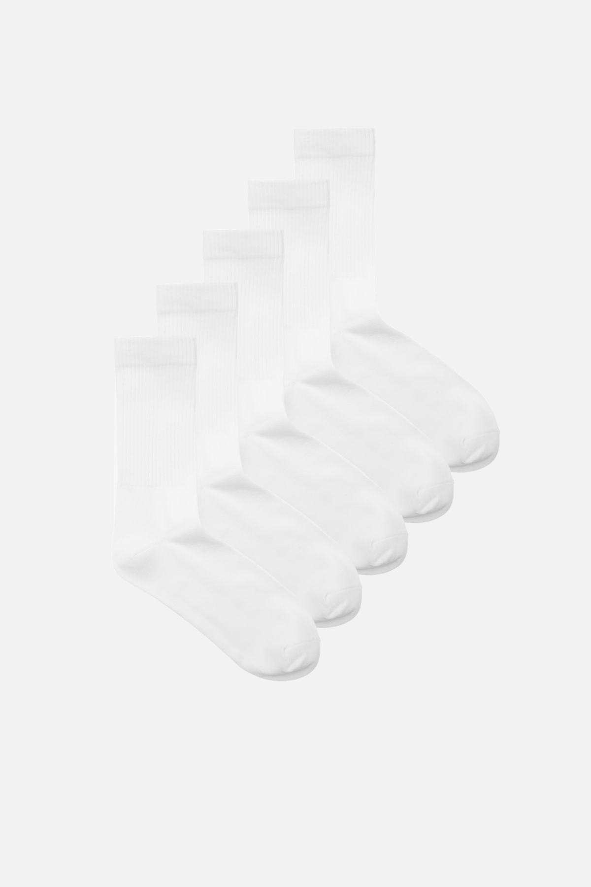 Sportsstrømper 5-Pak - Hvid