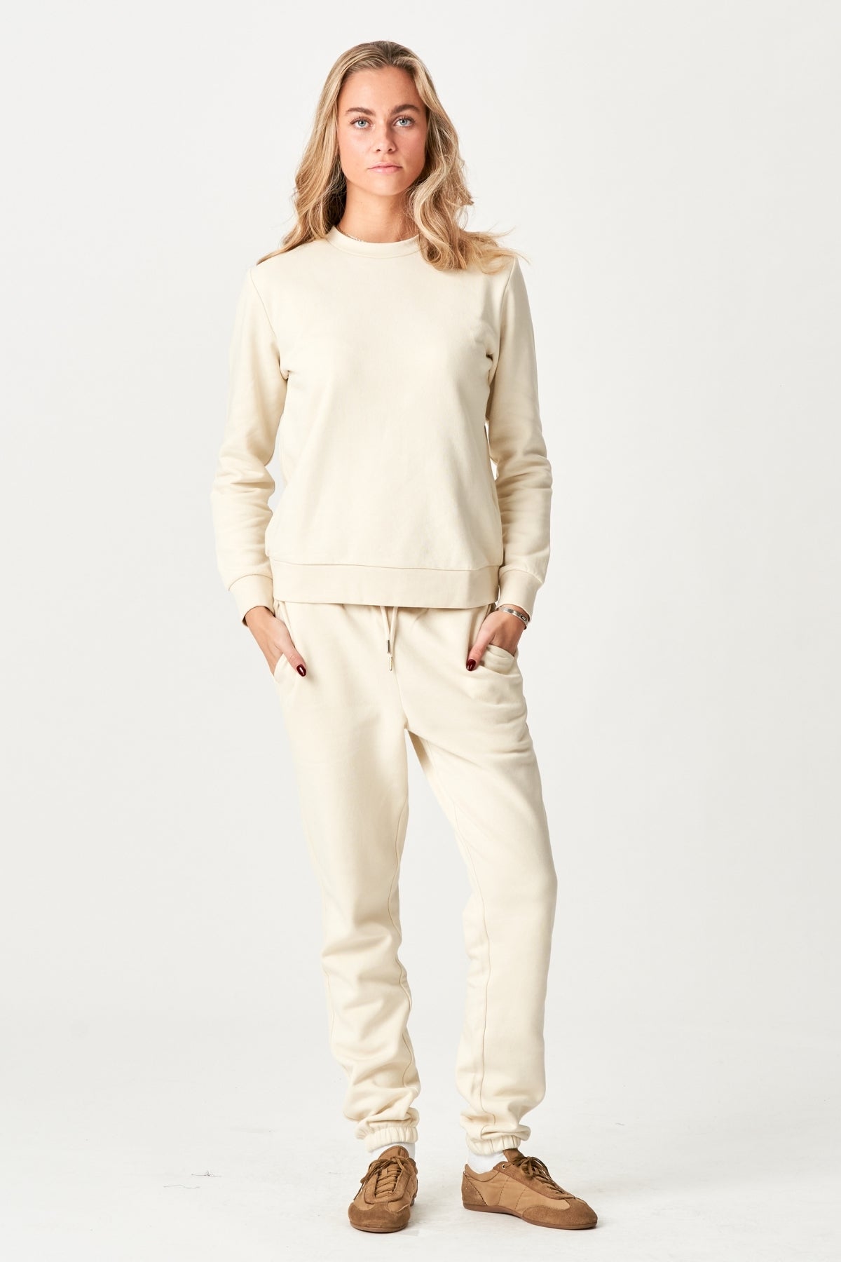 Basic Sweatpants - Lys Beige Online