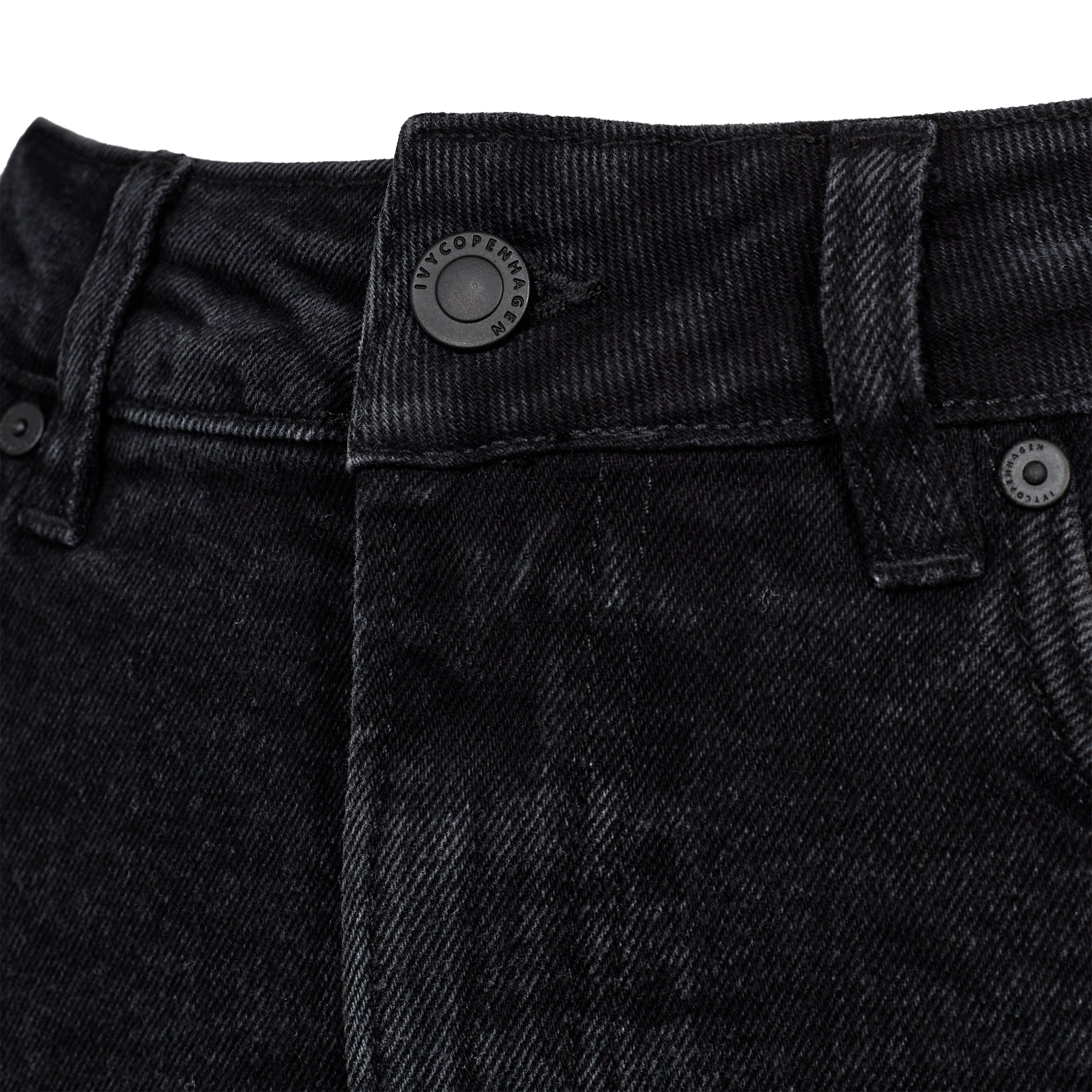 Ivy Copenhagen Zoe Maxi Nederdel Wash Faded Black Udsalg
