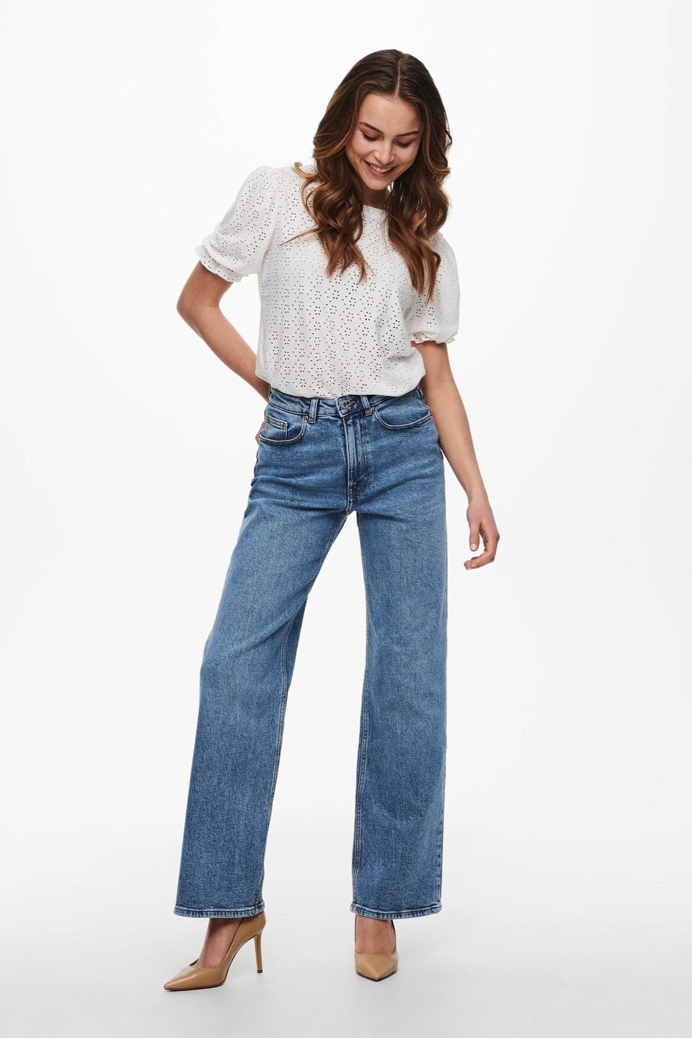 Juicy Jeans (wide leg) - Denim Blå Udsalg