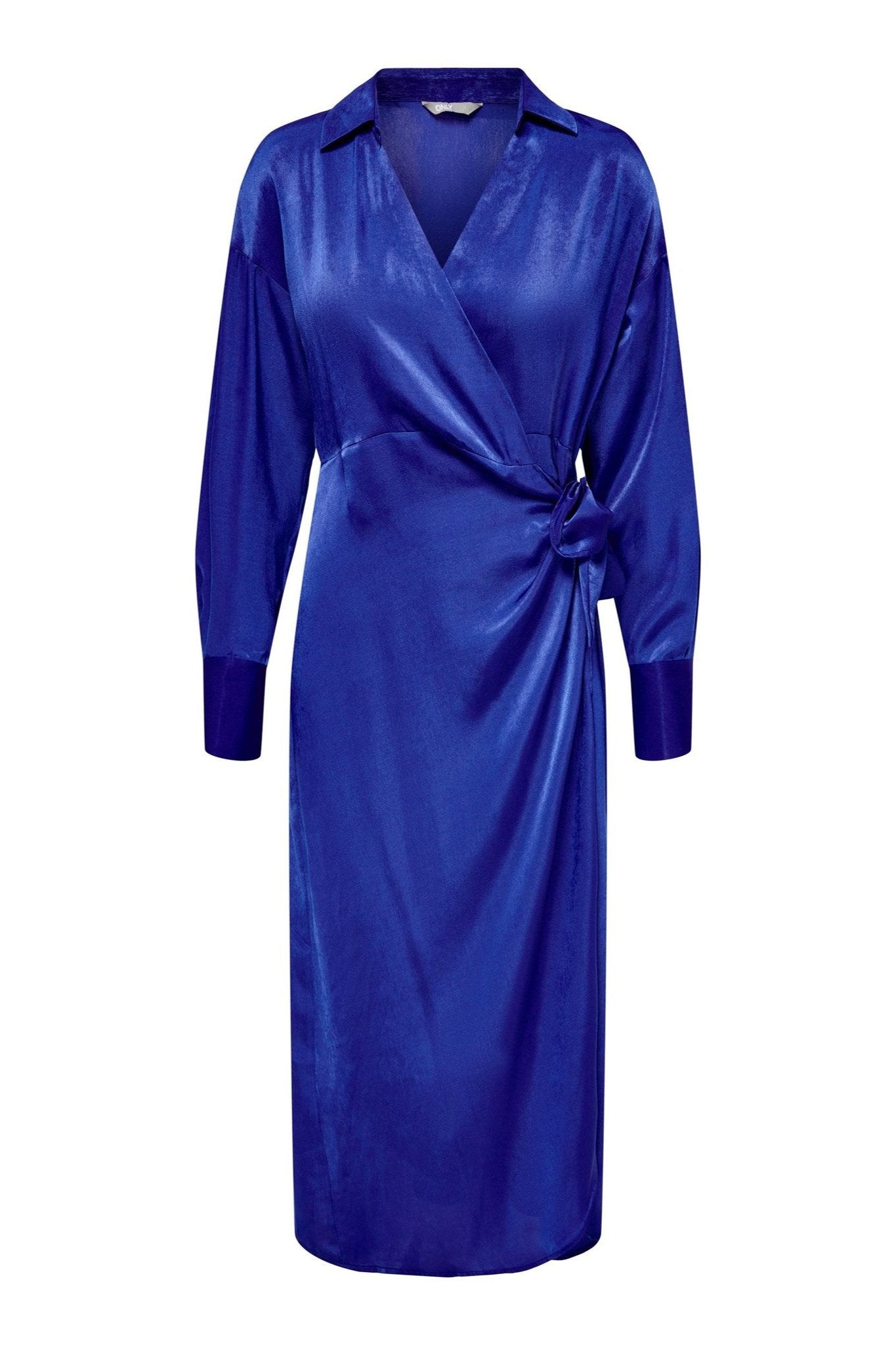 Mille Langærmet Midi Kjole - Sodalite Blue