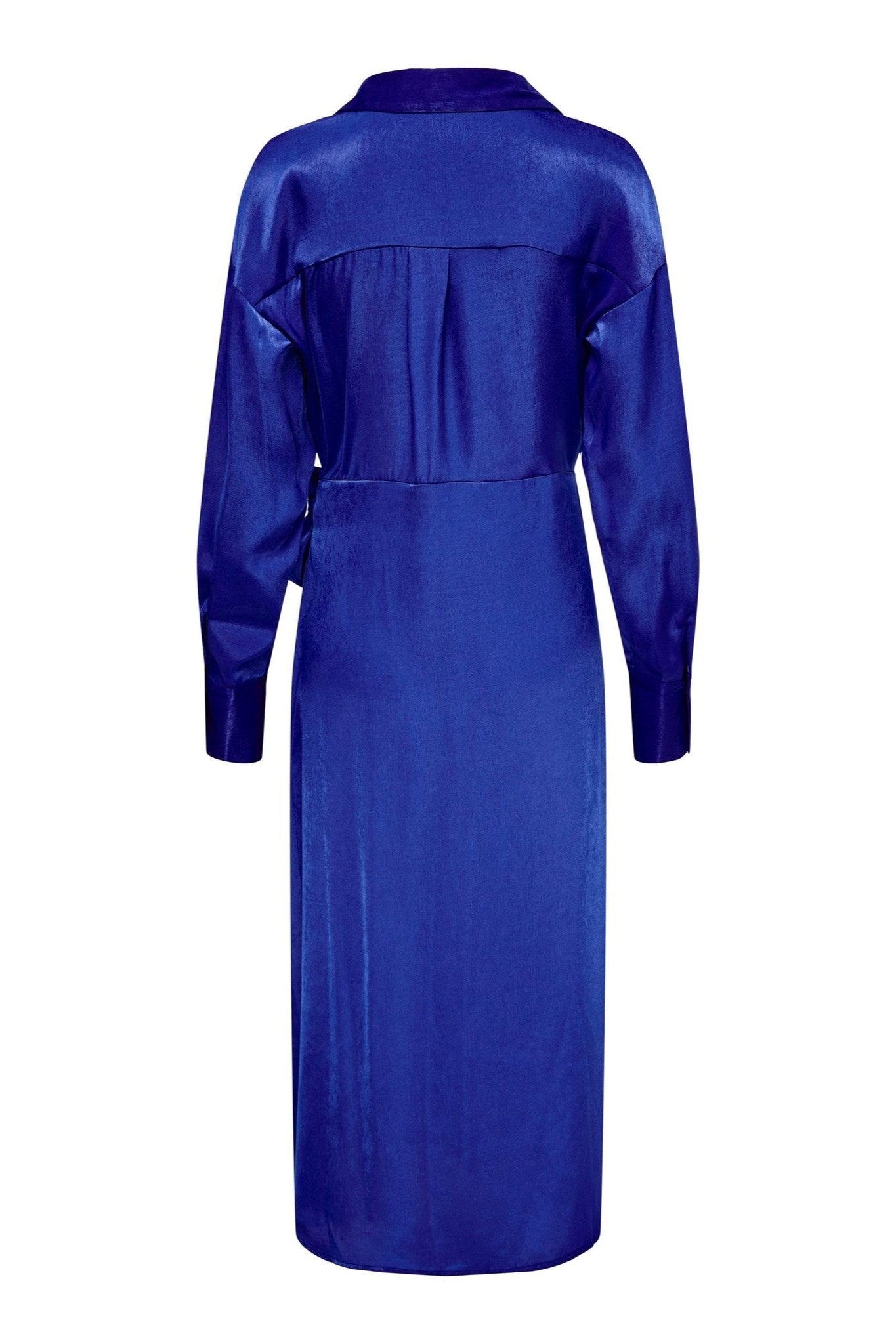Mille Langærmet Midi Kjole - Sodalite Blue