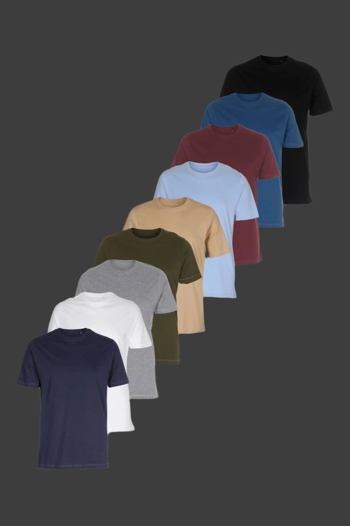 Basic T-Shirts - Pakketilbud 9 stk. (V.I.P) (TIKTOK)