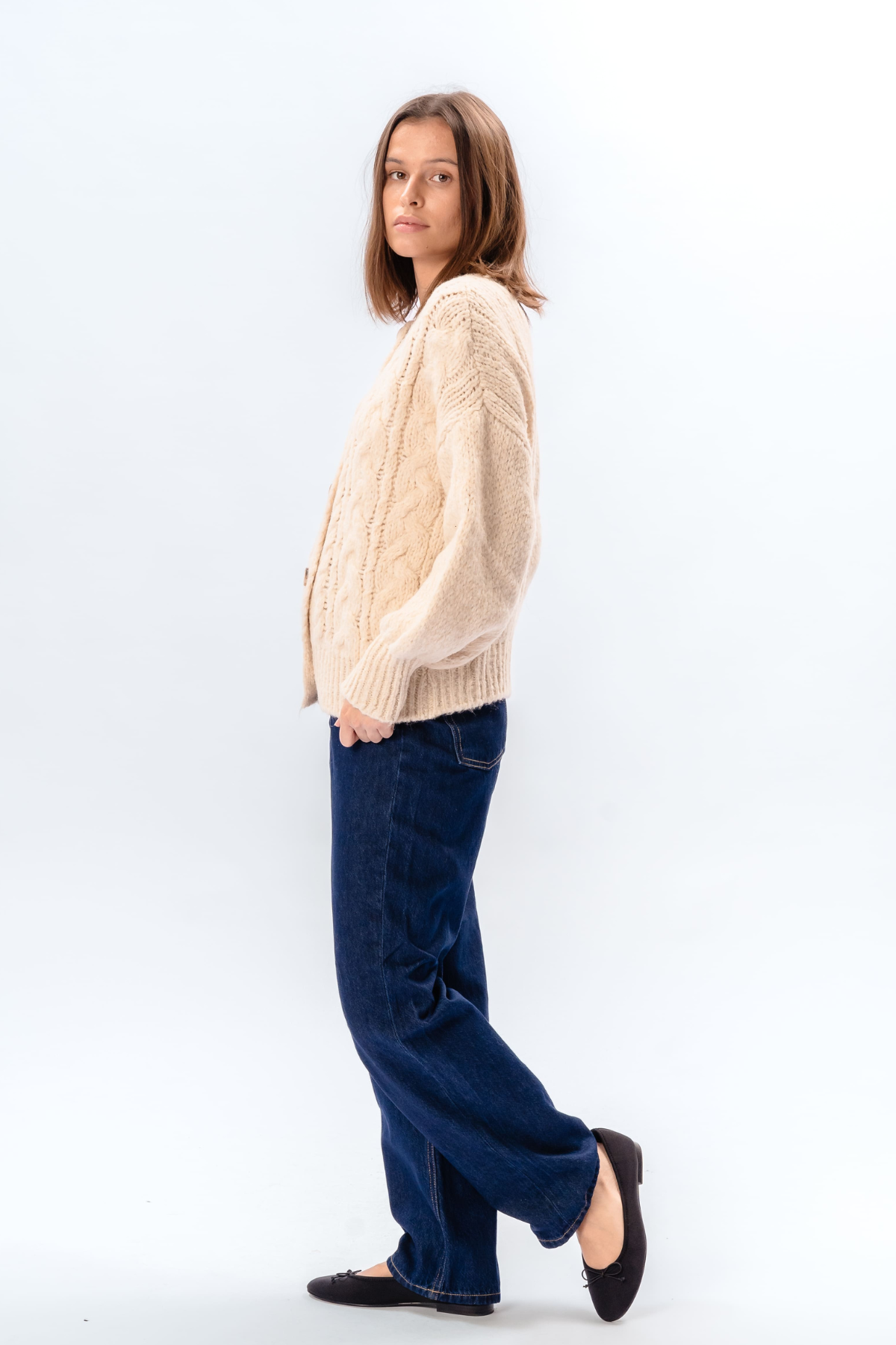 Botton Knit - Hvid