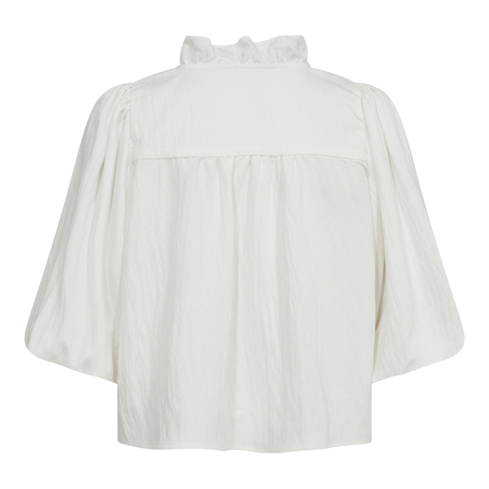 Co'Couture Sueda Puff SS Bluse White