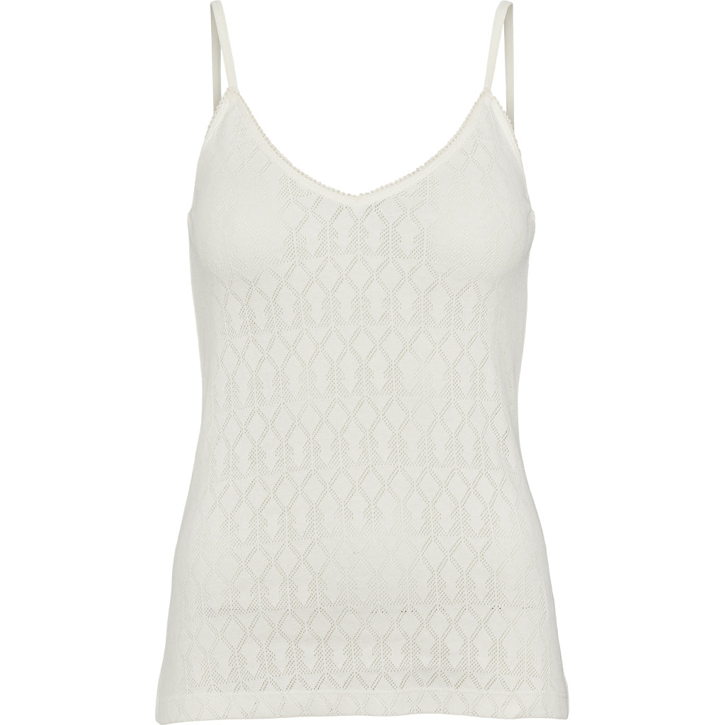 Basic Apparel Ana Strap Top Whisper White