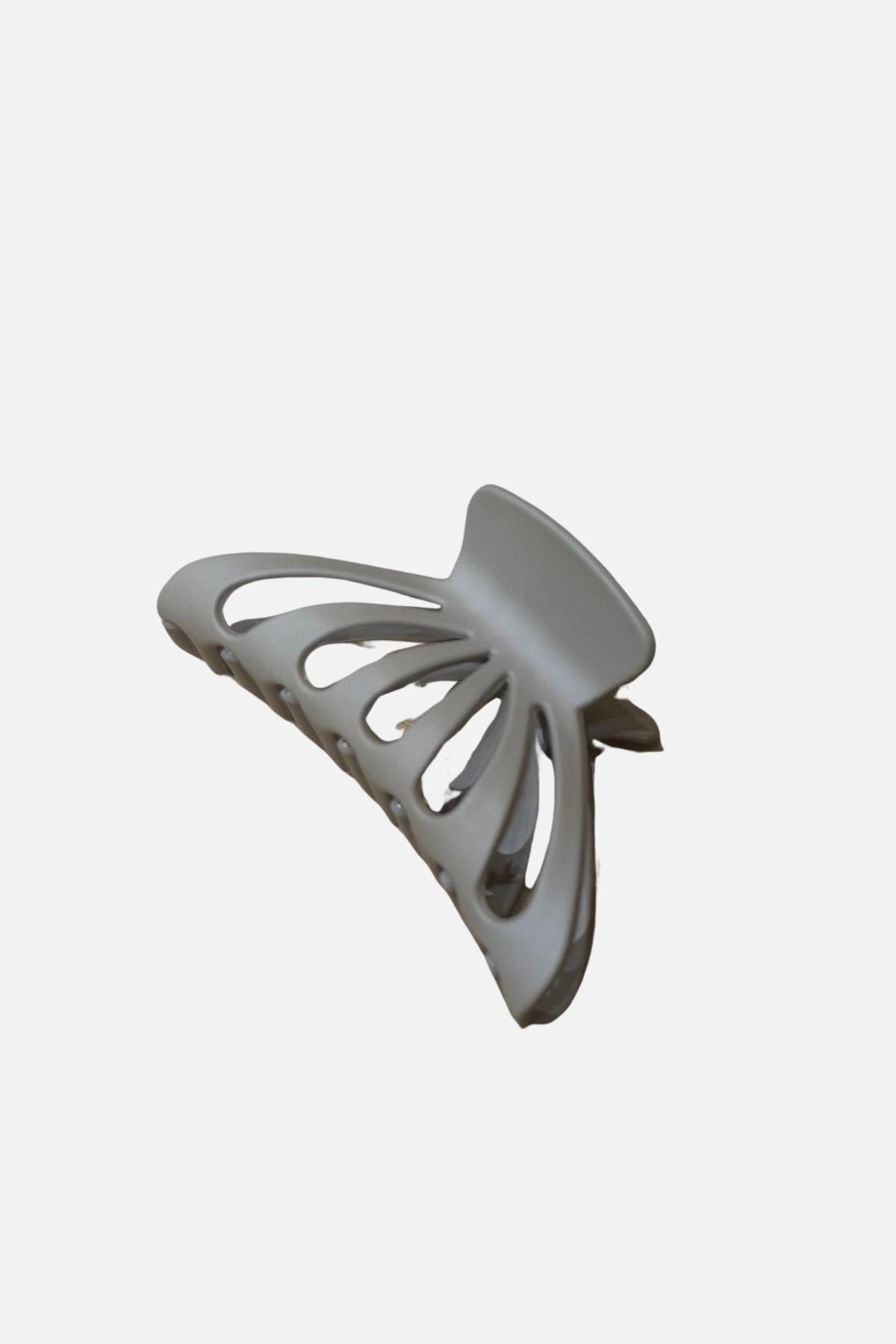 Hollow Claw Clip - Lys Brun Online Hot Salg