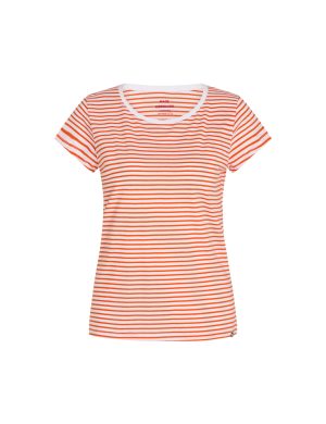 Mads Nørgaard Organic Jersey Stripe Teasy T-shirt Puffin's Bill/Brilliant White