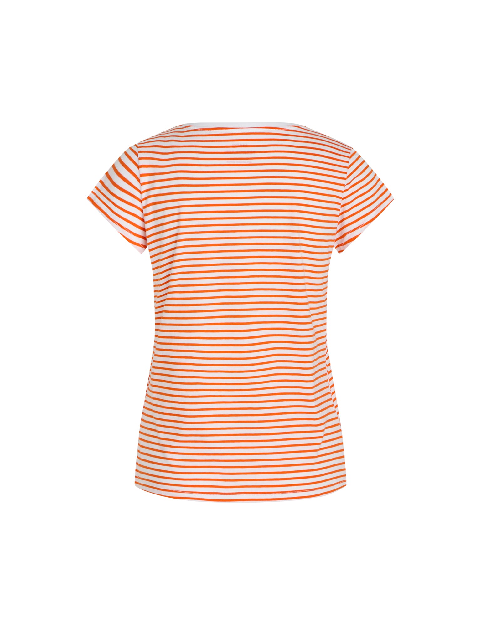 Mads Nørgaard Organic Jersey Stripe Teasy T-shirt Puffin's Bill/Brilliant White