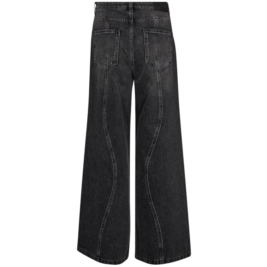 Co'Couture Vicky Wave Jeans Black Online Hot Salg