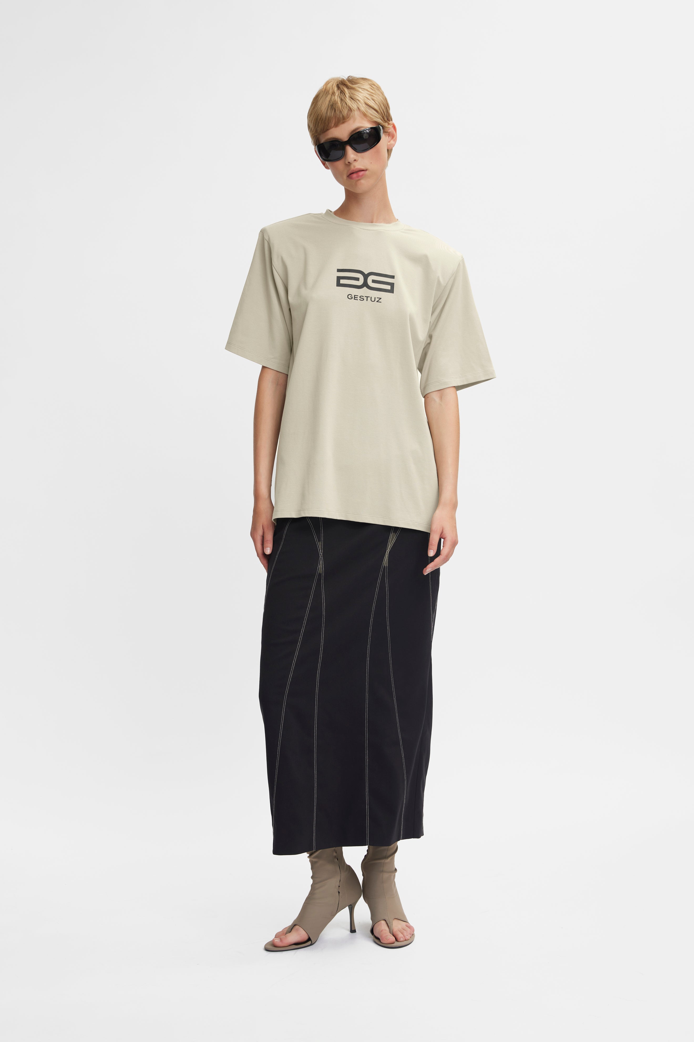 Gestuz Samurilly T-shirt Abbey Stone