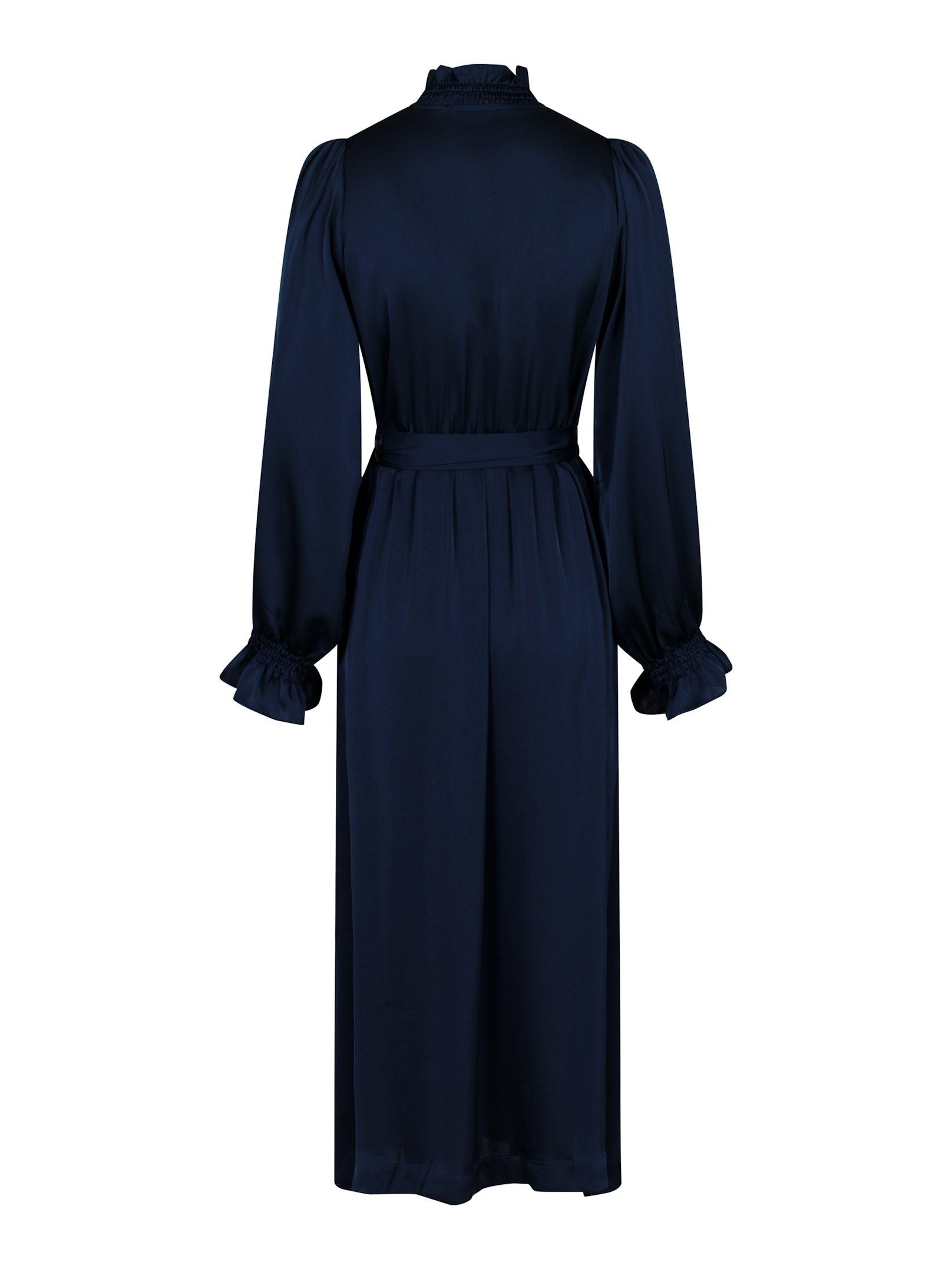Neo Noir Borelli Satin Kjole Navy
