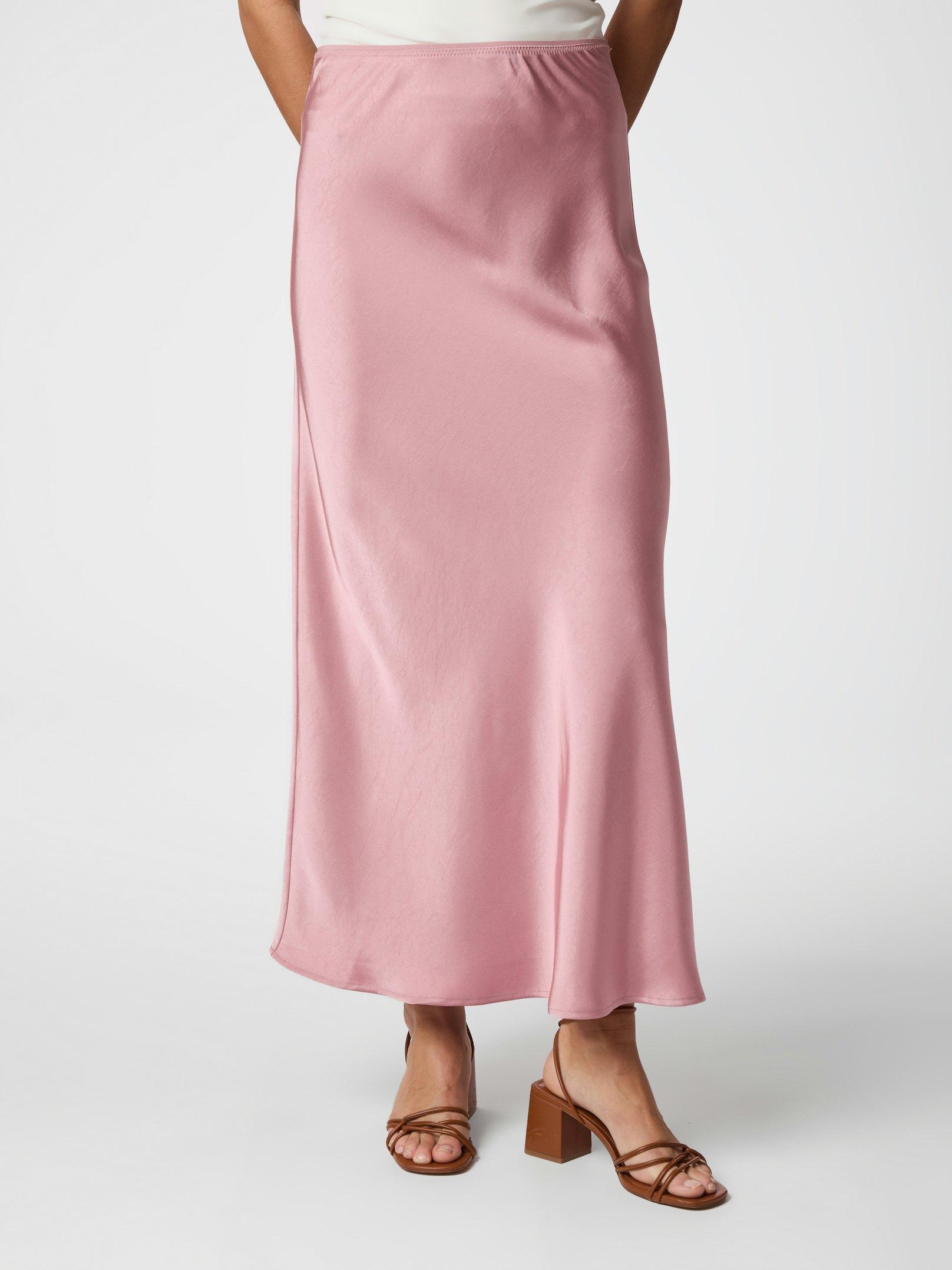 Neo Noir Vicky Heavy Sateen Nederdel Evening Rose NOS25