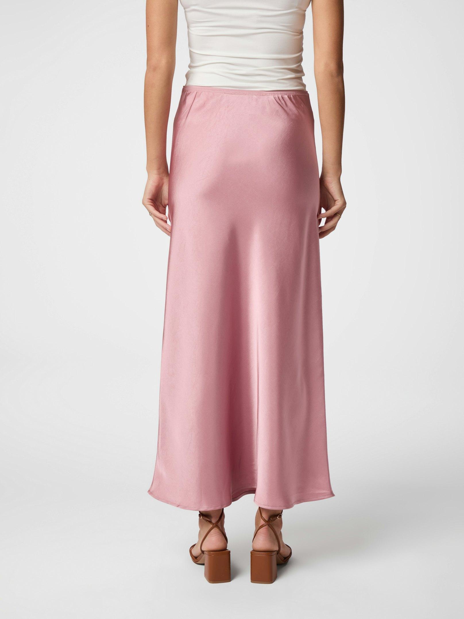 Neo Noir Vicky Heavy Sateen Nederdel Evening Rose NOS25