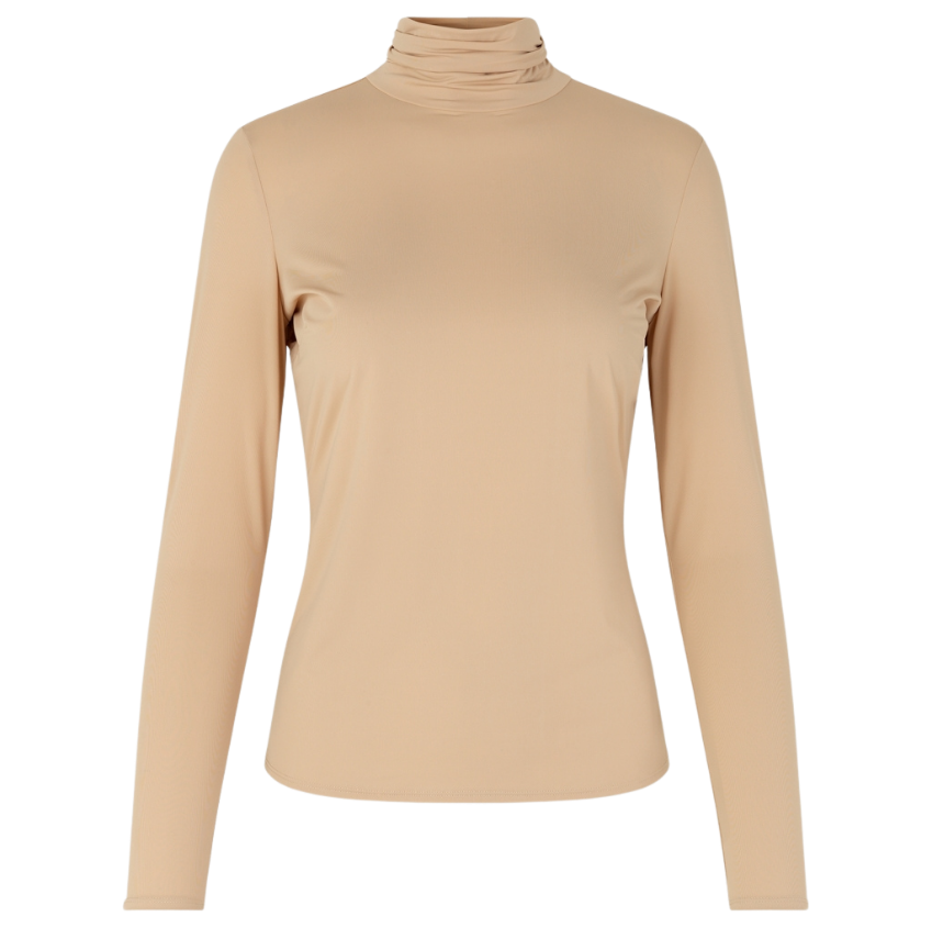 Notes Du Nord Melanie High Neck Bluse Nude