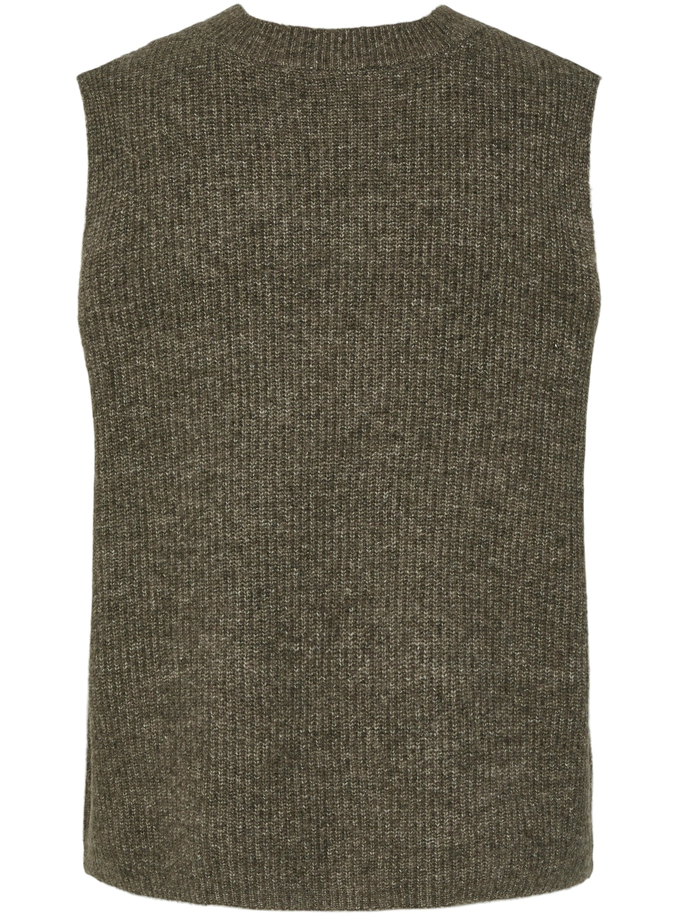Pieces Silly SL Tie Vest Morel NOS25