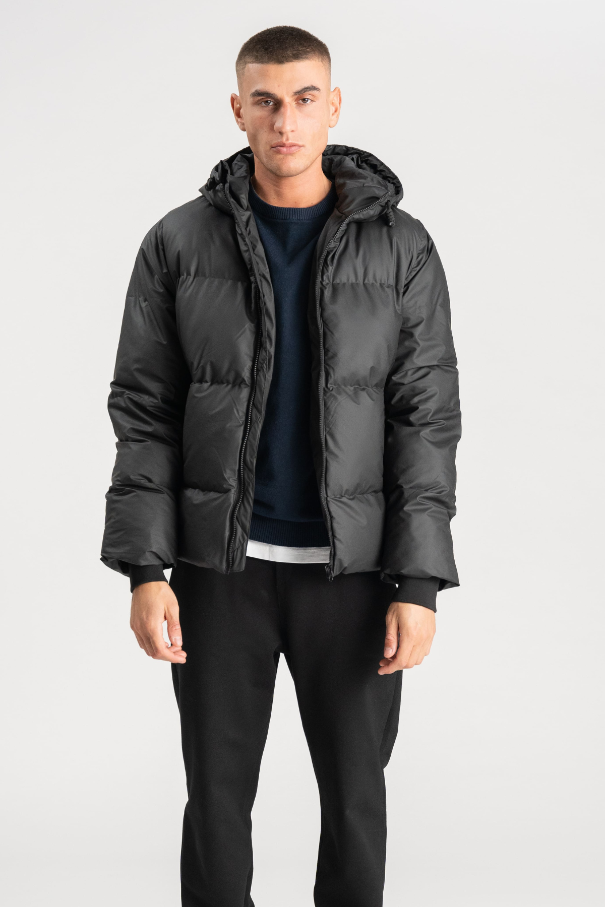 Coated Jakke - Sort